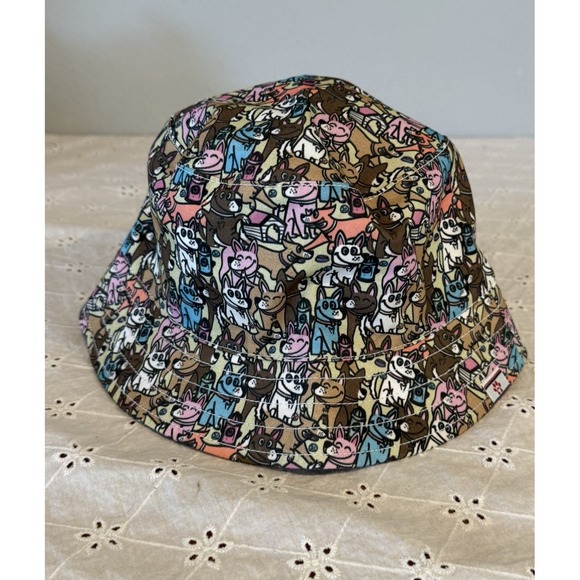 Sketchers Accessories - Rare Bob's From Sketchers Bucket Hat Friends Fur Ever Dogs Print Adult